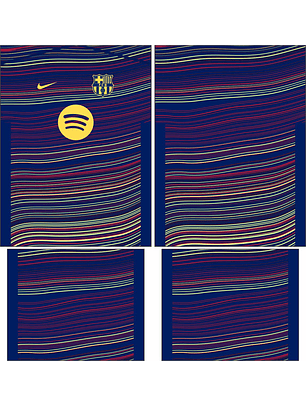 Arte Vetor Camisa Barcelona Pre-jogo home 2025-2026