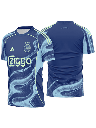 Arte Vetor Camisa Ajax Visita 2025-2026