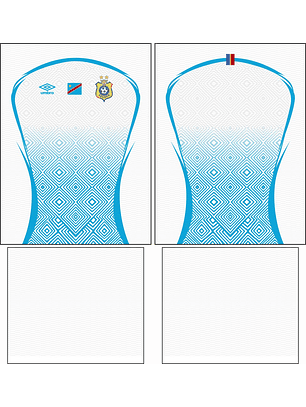 Arte Vetor Camisa RD Congo Visita 2025-2026