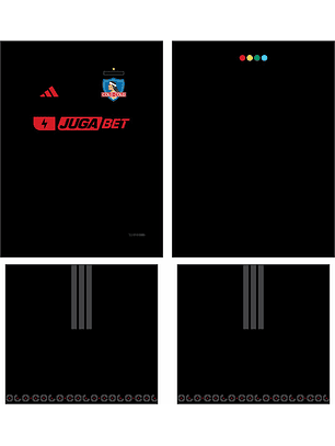 Arte Vetor Camisa Colo Colo Visita 2026
