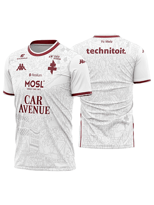 Arte Vetor Camisa Metz Visita 2025-2026