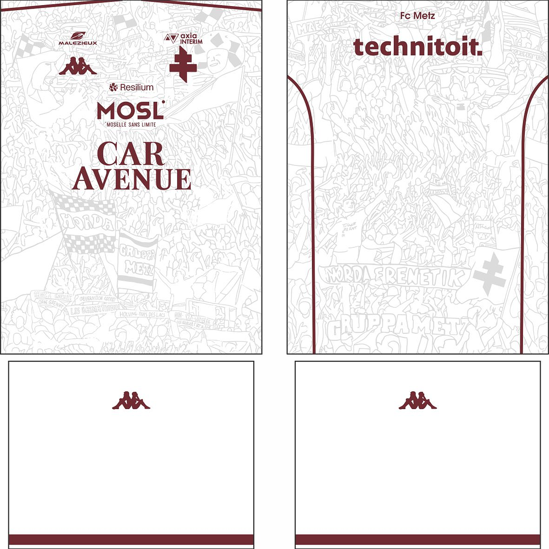 Arte Vetor Camisa Metz Visita 2025-2026 2