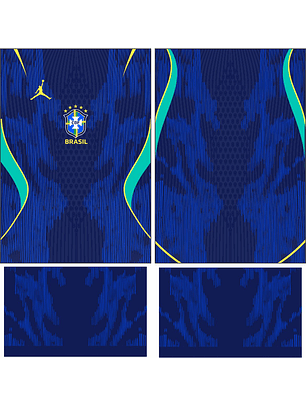 Arte Vetor Camisa Brasil visita 2026