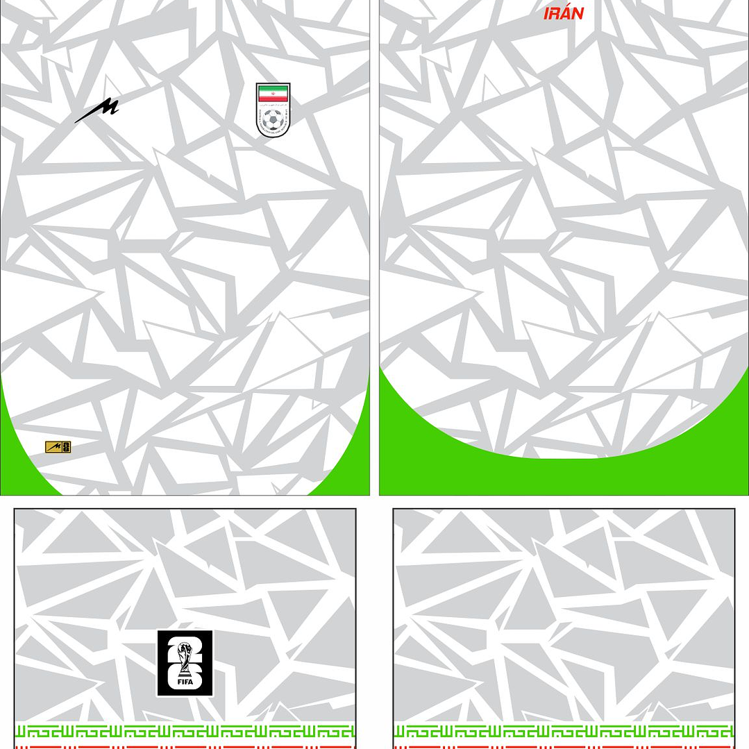 Arte Vetor Camisa Iran Concept 2026 2