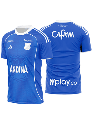 Arte Vetor Camisa Millonarios Local 2026