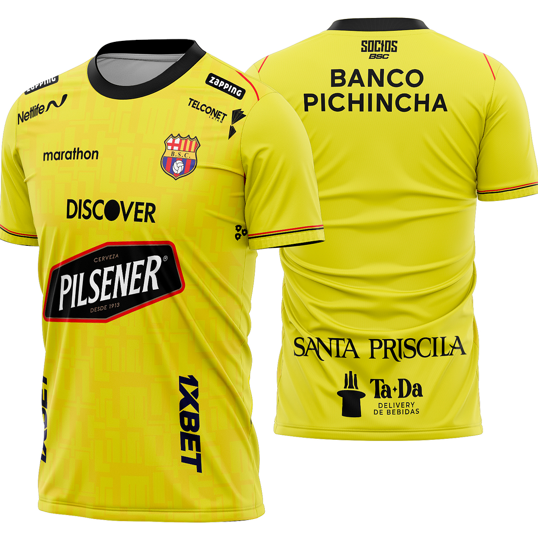 Arte Vetor Camisa Barcelona SC Local 2026 1