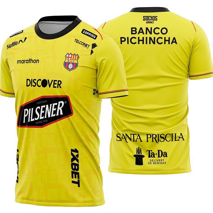 Arte Vetor Camisa Barcelona SC Local 2026 1