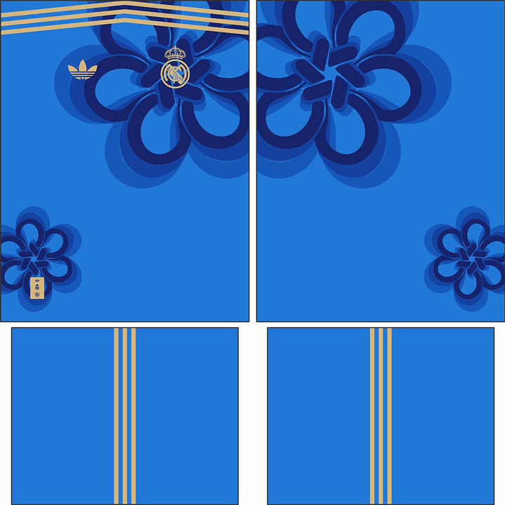 Arte Vetor Camisa Real Madrid Pre-jogo ano novo chines 2025-2026 2