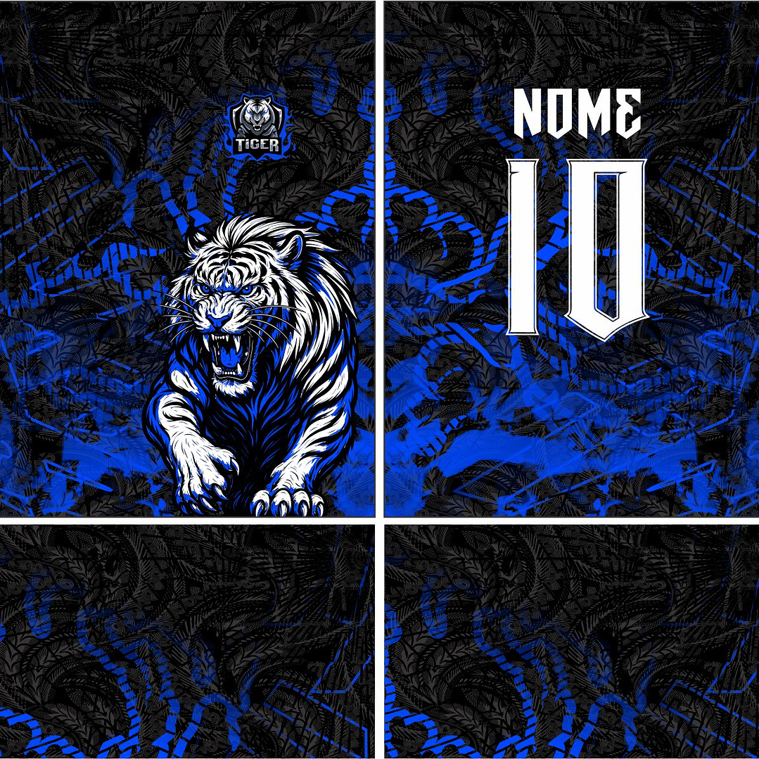 Arte Vetor Camisa Interclasse tigre Mod-873 2