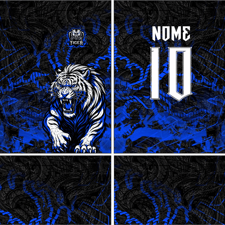 Arte Vetor Camisa Interclasse tigre Mod-873 2