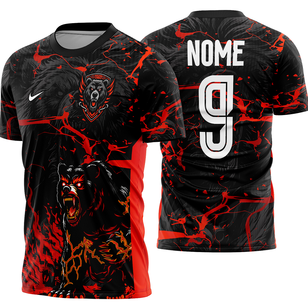 Arte Vetor Camisa Interclasse urso Mod-874 1