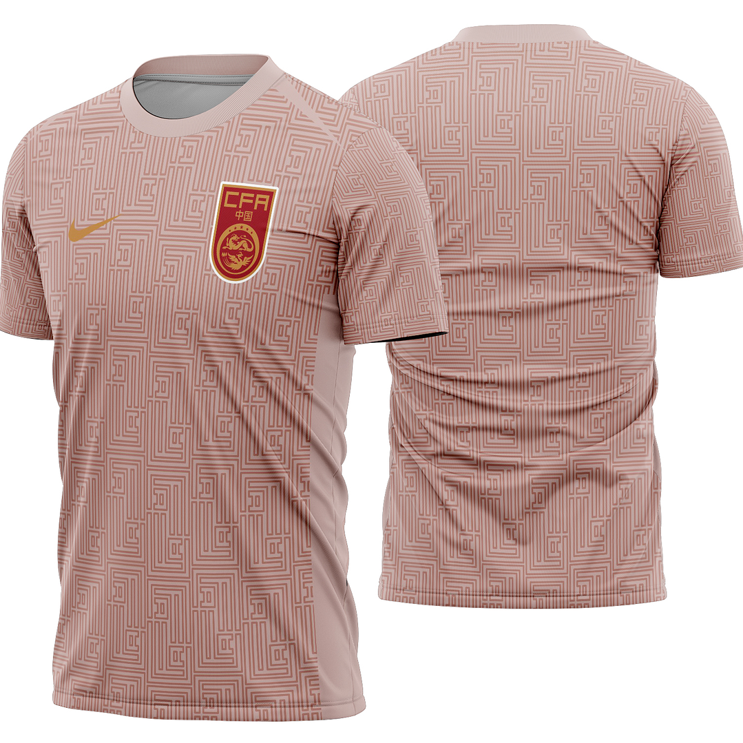 Arte Vetor Camisa China Pre-jogo 2025 1