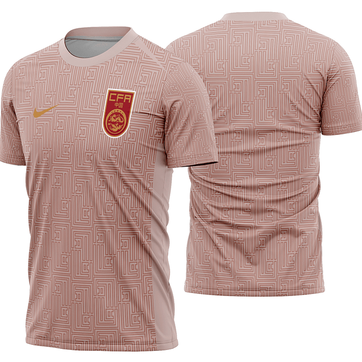 Arte Vetor Camisa China Pre-jogo 2025 1