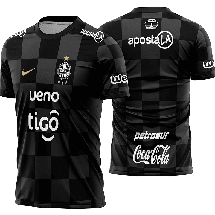 Arte vetor camisa Club Olimpia Visita 2026 1