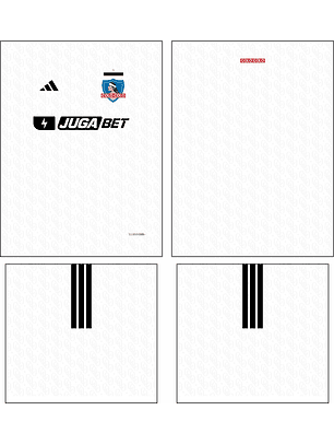 Arte Vetor Camisa Colo Colo Local 2026