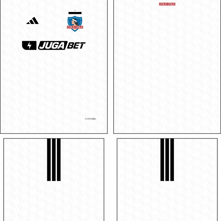 Arte Vetor Camisa Colo Colo Local 2026 2