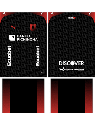 Arte Vetor Camisa LDU Quito Terceira 2026