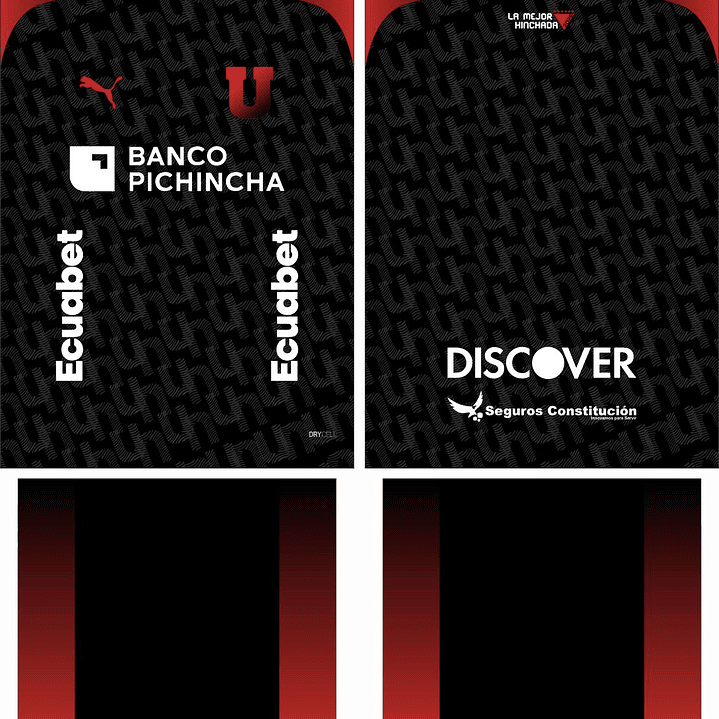 Arte Vetor Camisa LDU Quito Terceira 2026 2