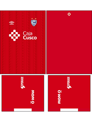 Arte Vetor Camisa Cienciano Local 2026