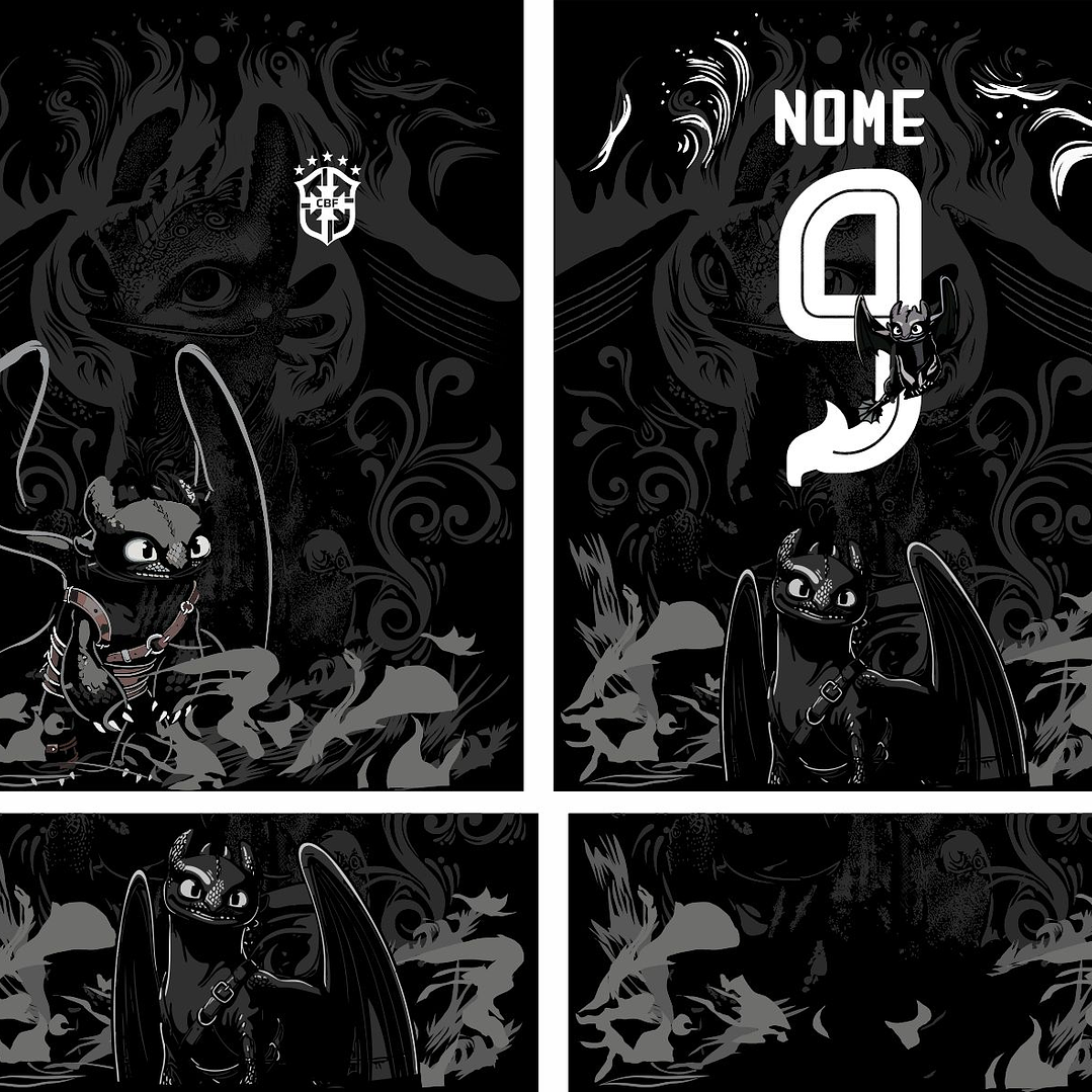 Arte Vetor Camisa Interclasse banguela Mod-880 2