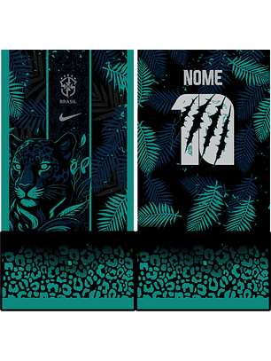 Arte Vetor Camisa Interclasse Onça Mod-777