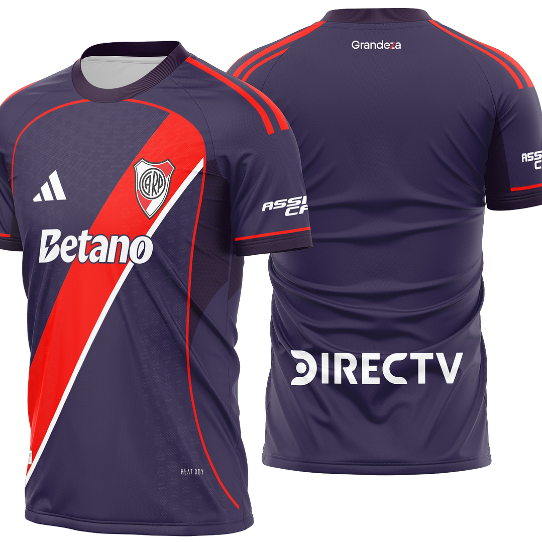 Arte Vetor Camisa River Plate Terceira 2026 1