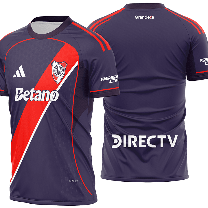 Arte Vetor Camisa River Plate Terceira 2026 1
