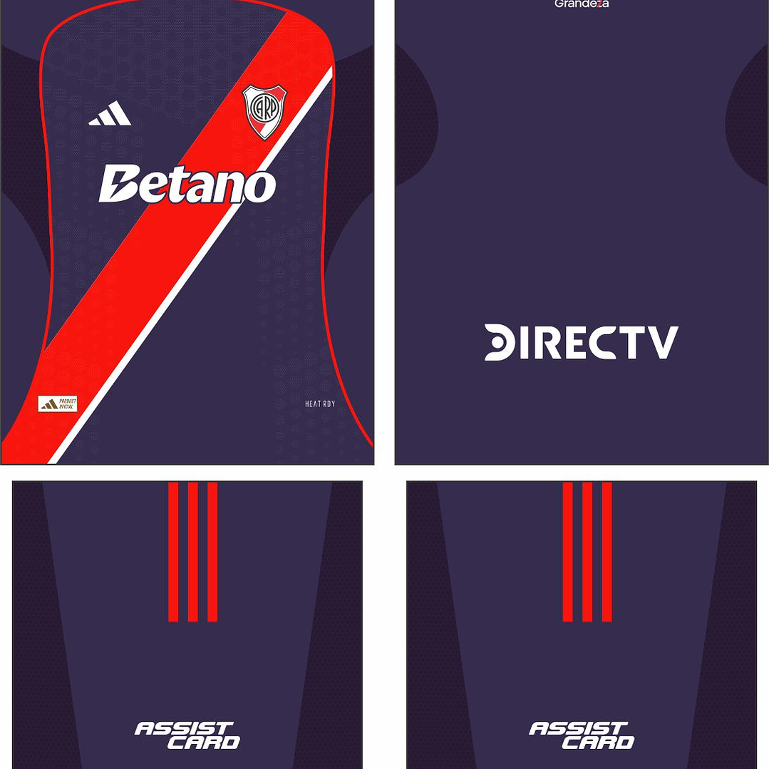 Arte Vetor Camisa River Plate Terceira 2026 2