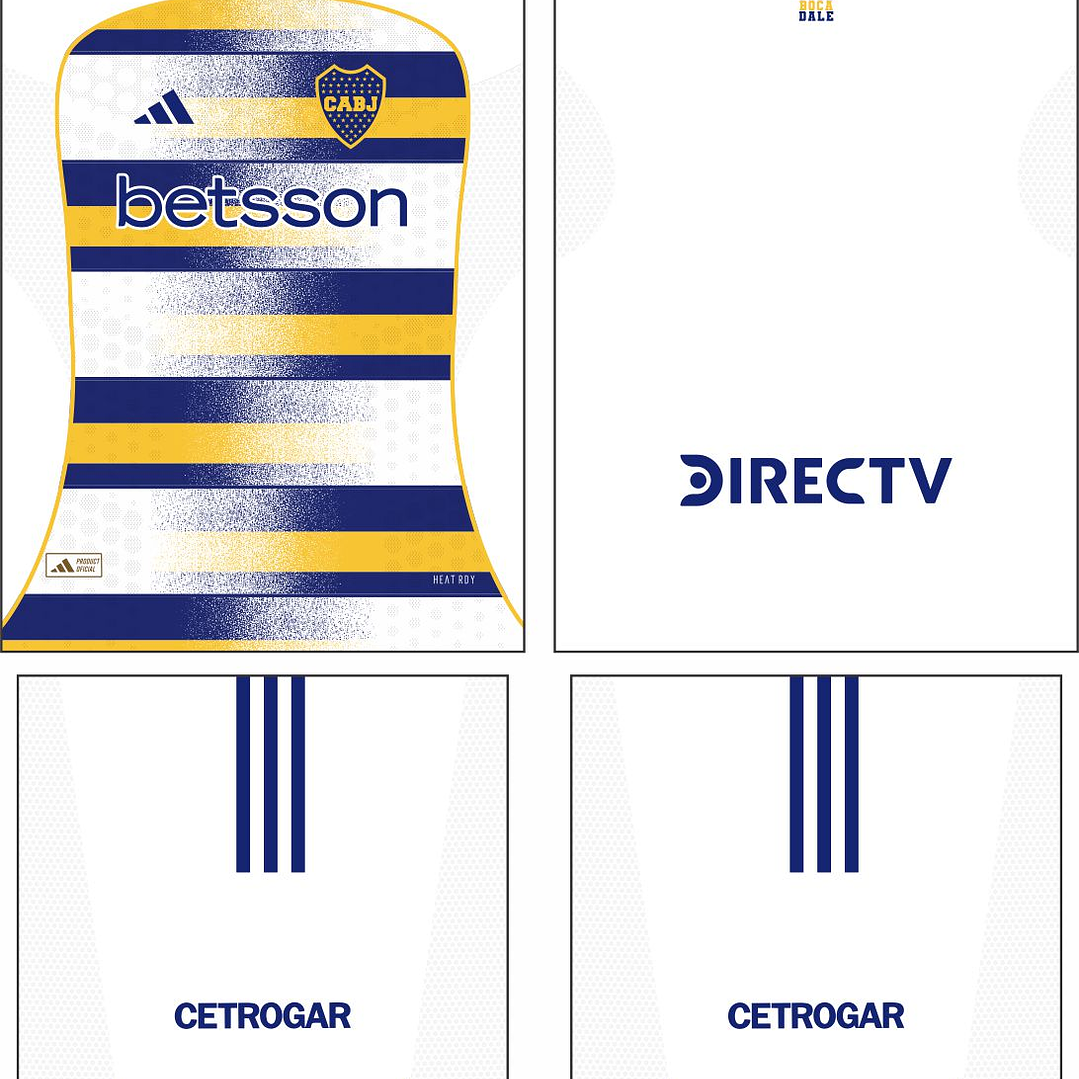 Arte Vetor Camisa Boca Juniors Terceira 2026 2