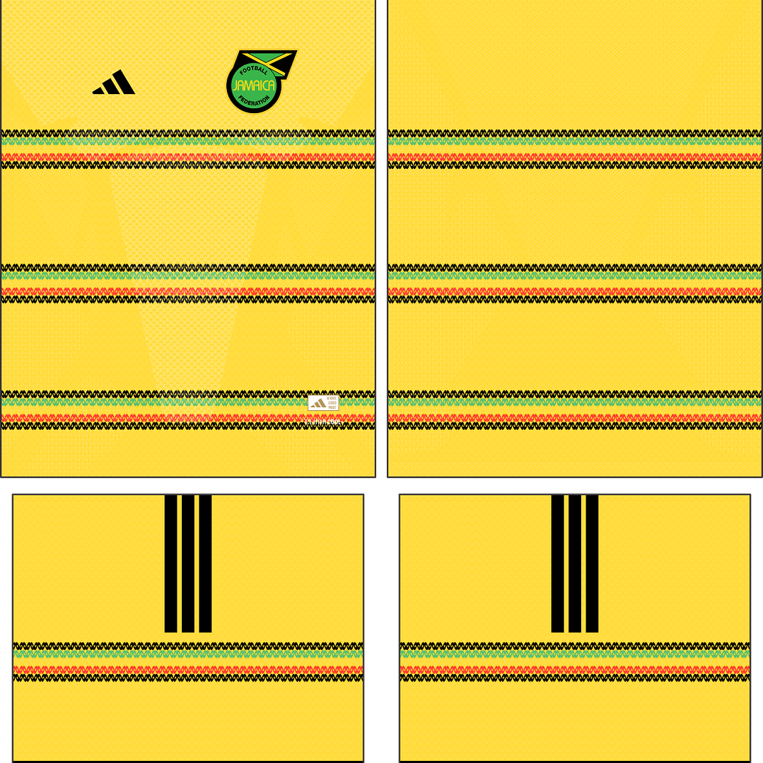 Arte vetor camisa Jamaica Local 2026 2