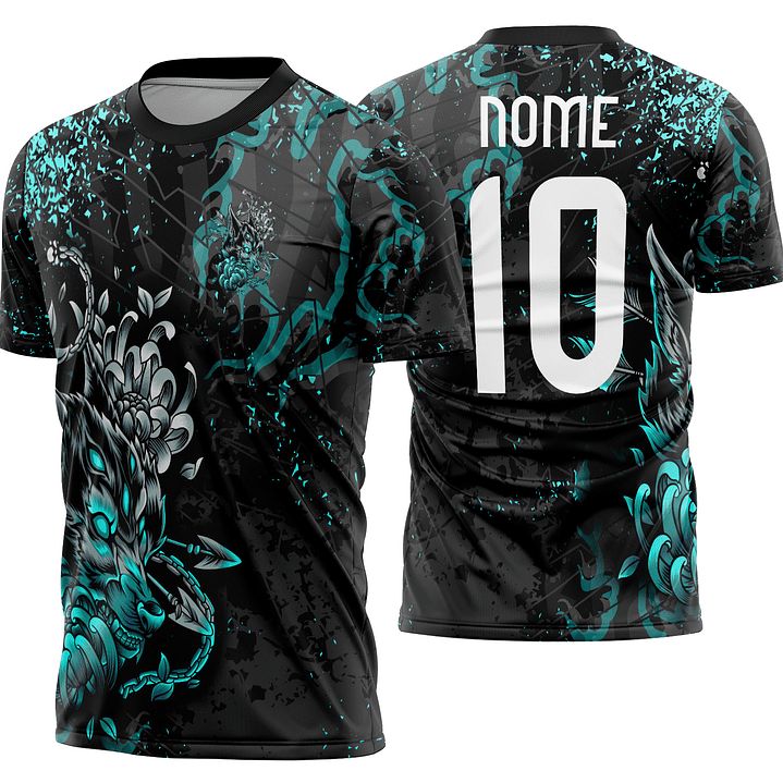 Arte Vetor Camisa Interclasse lobo Mod-881 1