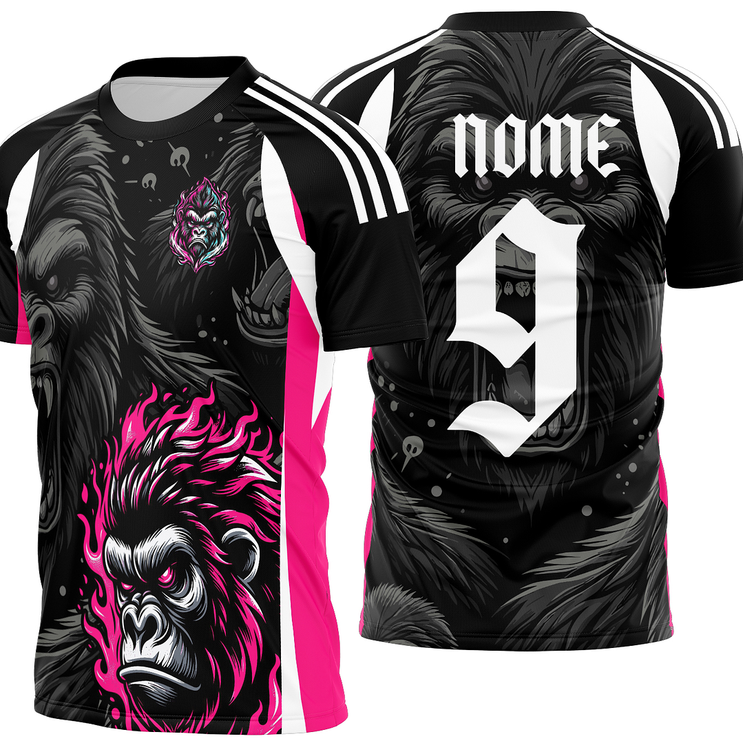 Arte Vetor Camisa Interclasse gorila Mod-883 1