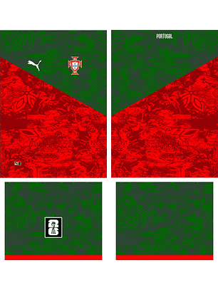 Arte Vetor Camisa Portugal Concept 2026