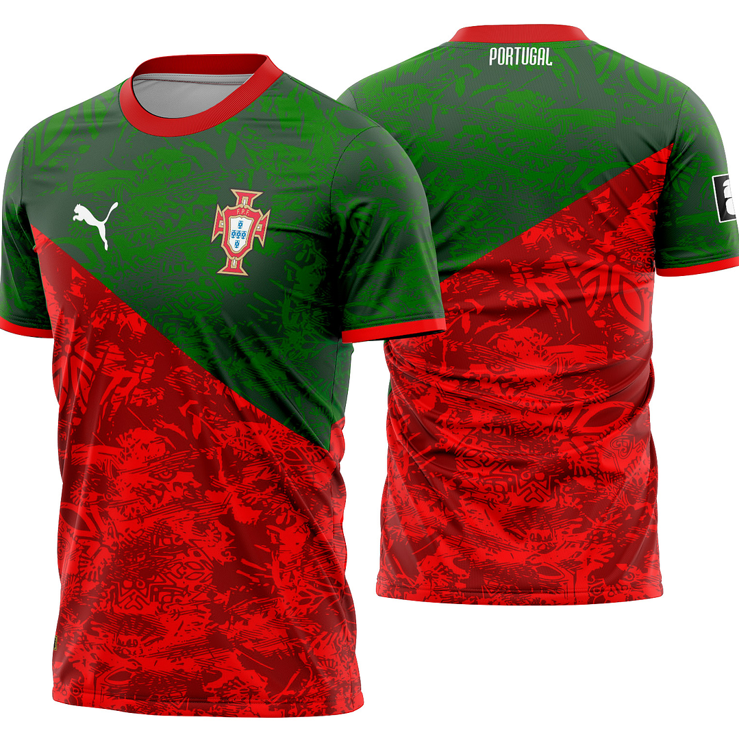 Arte Vetor Camisa Portugal Concept 2026 1
