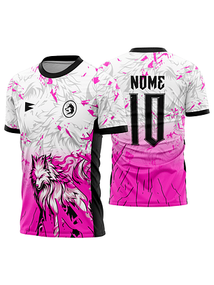 Arte Vetor Camisa Interclasse lobo Mod-884