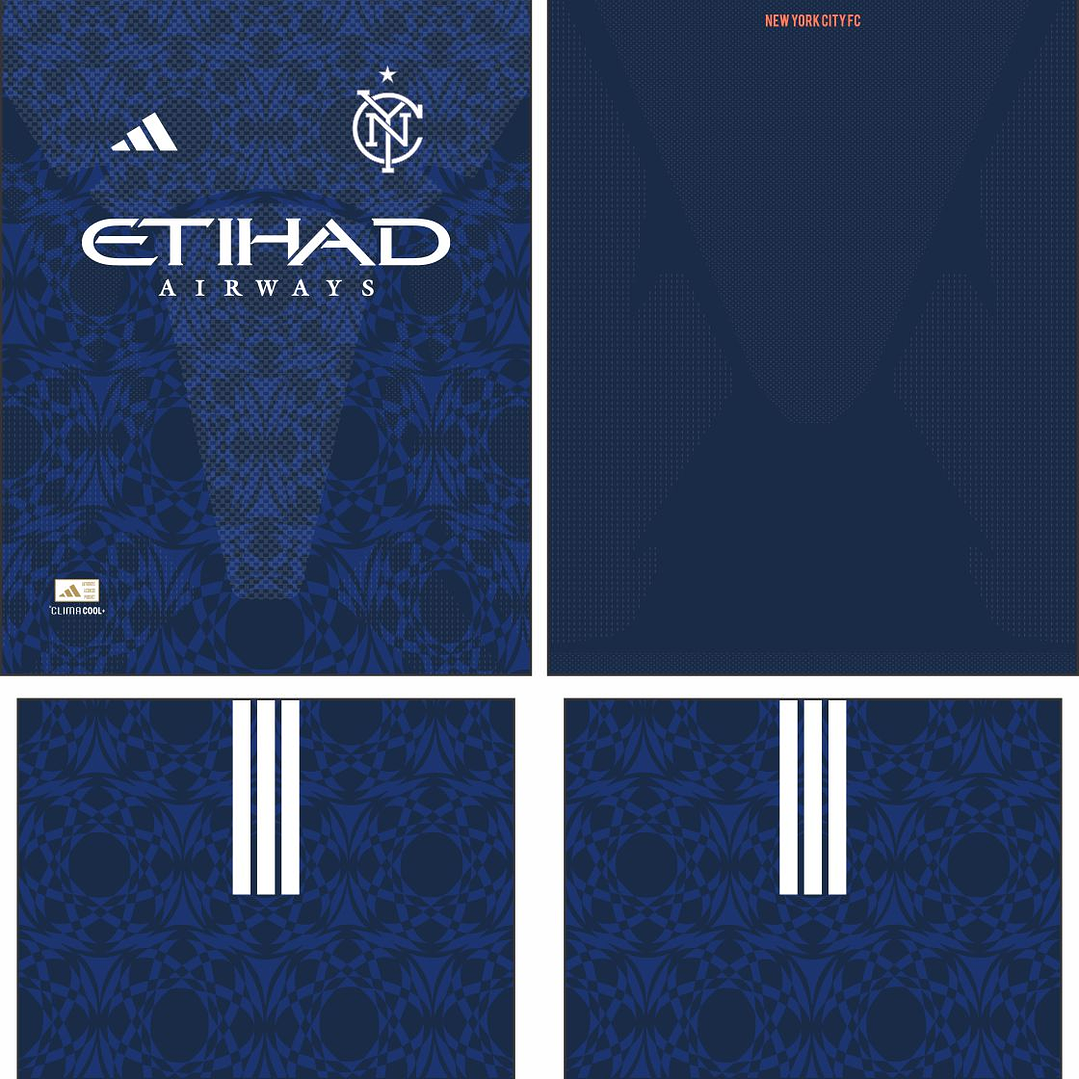 Arte Vetor Camisa New York City Away 2026 2