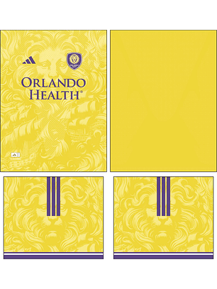 Arte Vetor Camisa Orlando City Visita 2026