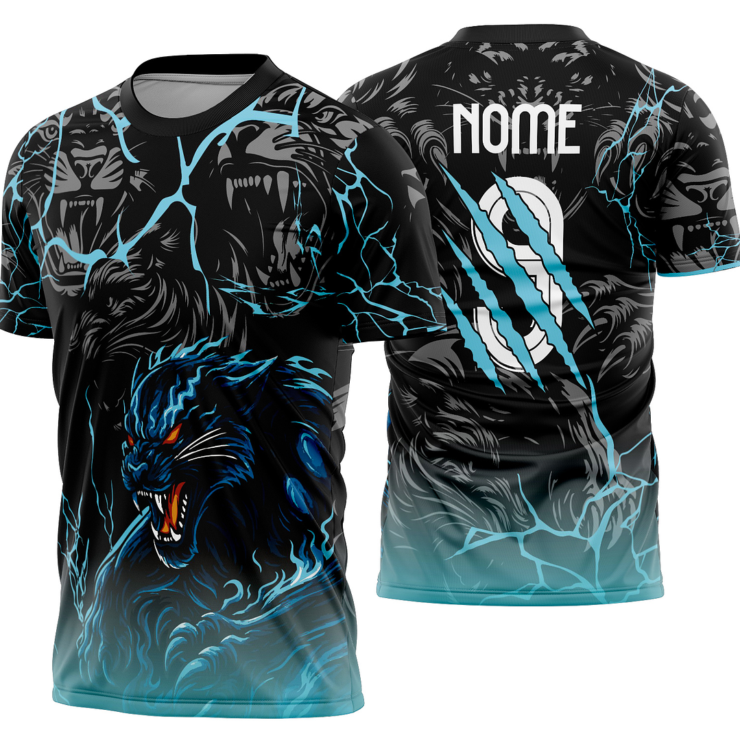 Arte Vetor Camisa Interclasse pantera Mod-885 1