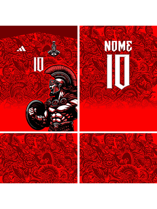 Arte Vetor Camisa Interclasse espartano Mod-887