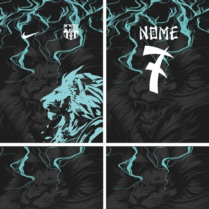 Arte Vetor Camisa Interclasse leão Mod-890 2