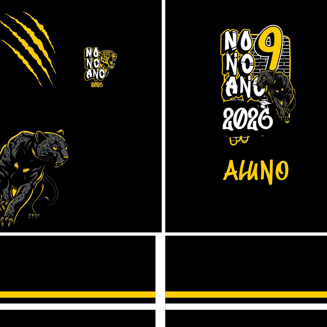 Arte Vetor Camisa Nono pantera Mod-315 2