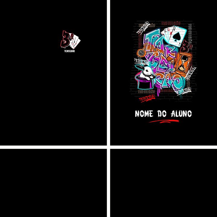 Arte Vetor Camisa Camisa terceirão coelho Mod-316 2