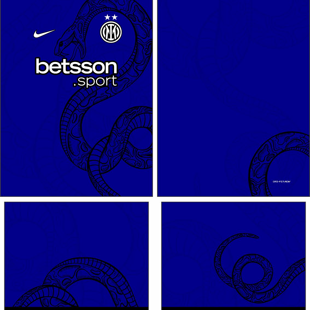 Arte vetor camisa Inter Milan Concept 2026 2