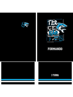 Arte Vetor Camisa terceirão tubarão Mod-318