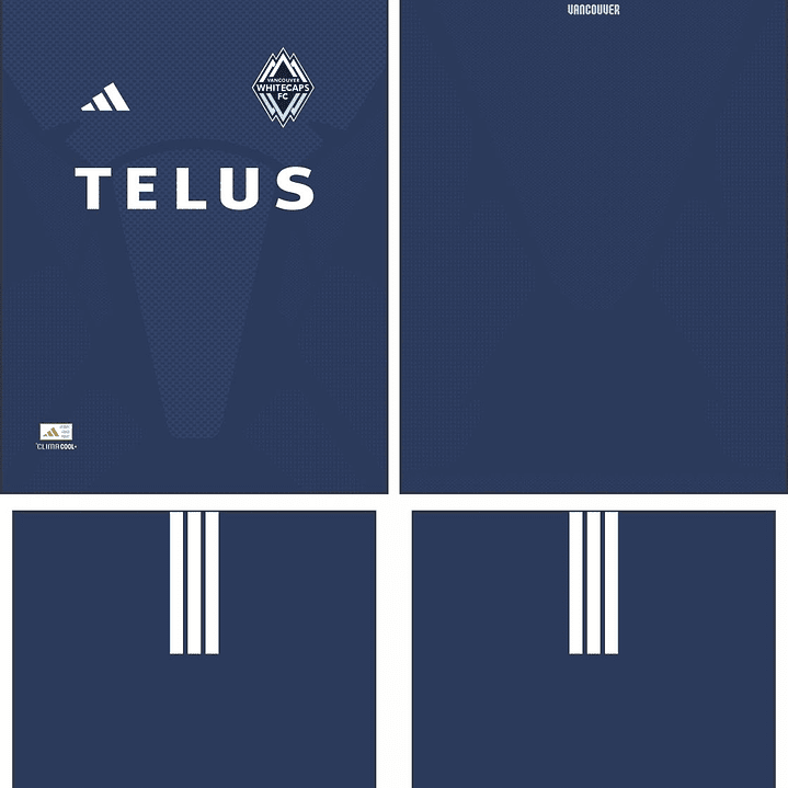Arte Vetor Camisa Vancouver Whitecaps Visita 2026 2