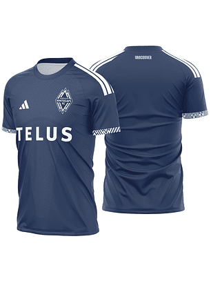 Arte Vetor Camisa Vancouver Whitecaps Visita 2026