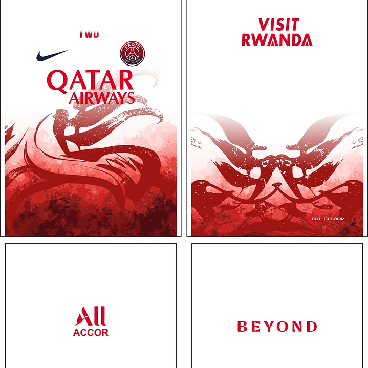 Arte vetor camisa PSG Pre-jogo Chinese New Year 2025-2026 2