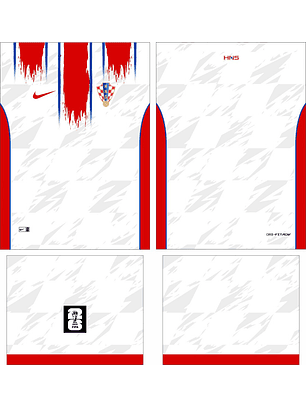 Arte Vetor Camisa Croacia Concept 2026