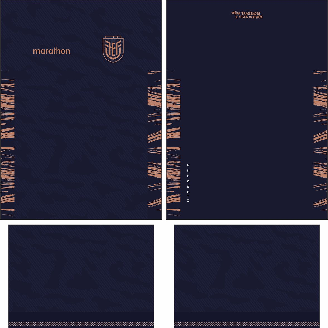 Arte Vetor Camisa Equador visita 2026 2