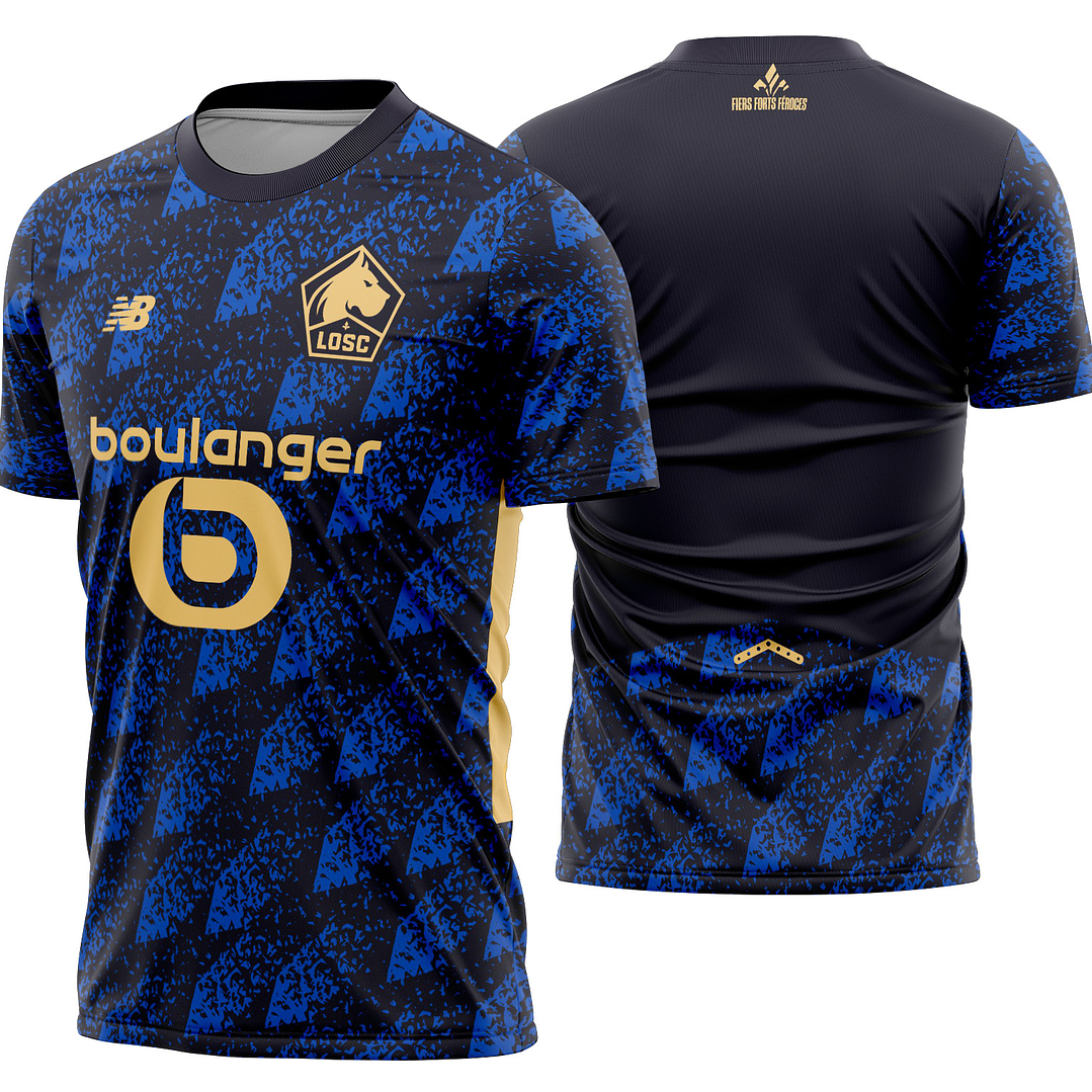 Arte Vetor Camisa Lille LOSC Third 2025-2026 1